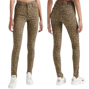 Levi’s High‎ Rise Super Skinny Leopard Cheetah Jeans